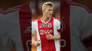 Mathijs De Ligt évolution 🥰😇 football shorts [upl. by Oretos]