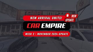 Car Empire  NOVEMBER PART 2 [upl. by Aknahs469]