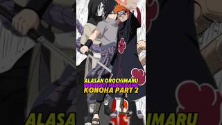 Alasab orochimaru berhenti menyerang konoha part 2 shorts [upl. by Naras]