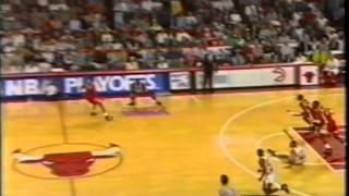 Chicago Bulls vs Atlanta Hawks Game 2 Highlights 1993 Playoffs Round 1 [upl. by Merrel]