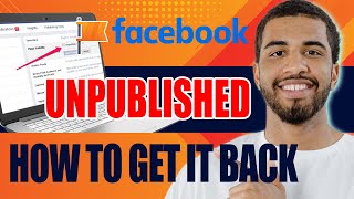 Facebook Page Unpublished How to Get It Back 2024 [upl. by Ntisuj]