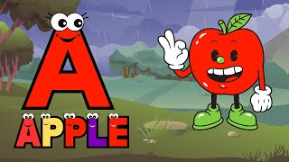 A for apple  अ से अनार  abcd  phonics song  a for apple b for ball c for cat  abcd song  abcde [upl. by Ashely]