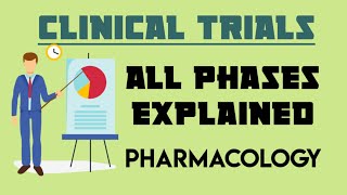 Clinical Trials Explained  4 phases of clinical trial  Pharmacology [upl. by Erdied]