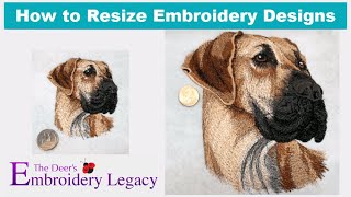 How to Properly Resize Embroidery Designs [upl. by Stefanie]