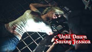 Until Dawn Chapter 4 Loyalty Saving Jessica  Cabin [upl. by Aleahs]