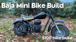 Baja Mini Bike Build [upl. by Kristan]