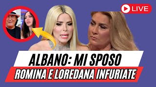 ALBANO CARRISI Mi sposo con PATRIZIA ROMINA POWER E LOREDANA LECCISO INFURIATE [upl. by Anertak]