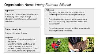 Cover Crop Class  Young Farmers Alliance Organization group 2 [upl. by Pelagi]