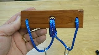 The 2 Rings Puzzle Woodworking Quickie Project 1 [upl. by Formenti]