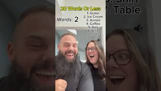 Can We Complete The 20 Words Or Less Challenge boardgames couple fun [upl. by Chloe]