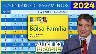 💥SAIU Calendário Oficial de Pagamento do Bolsa família JANEIRO de 2024 Valores extra [upl. by Sila]