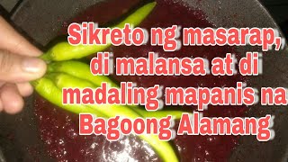 Ginisang Bagoong Alamang sa bawang at suka [upl. by Harper]