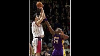 Yao Ming vs Shaquille ONeal Los Angeles Lakers at Houston Rockets March 26 2003 [upl. by Islaen748]