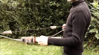 Recurve Bogen richtig spannen und Standhöhe Brace height [upl. by Ylekalb223]