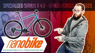 Specialized Sirrus X 40  FitnessCross Bike 2020  Review German [upl. by Pollitt]