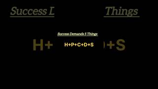 Success Demands 5 Things HPCDS motivation upsc apsc CSKASSAM [upl. by Wunder]