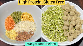 2 High Protein Gluten Free Low Carb healthy regular breakfast recipes  Weight Loss Diet [upl. by Cullen]