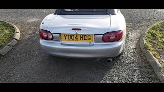 MX5 NBFL Cobalt Exhaust Sound [upl. by Aicnerolf947]