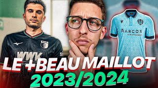 Les MAILLOTS de FOOTBALL pour la saison 20232024  PART 1 [upl. by Enaitsirk338]