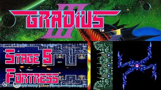 Gradius 3  Gameplay  Snes  Secrets and Tips  Stage 9  Fortress [upl. by Calisa522]