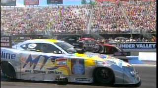 Del Worsham Fast Jack Beckman Round 2 Eliminations Funny Car Thunder Valley Nationals Bristol Tn 2010 [upl. by Nnyw283]