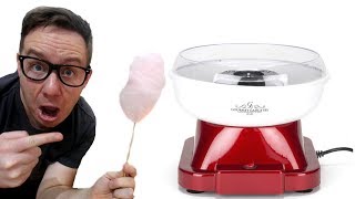 I tried a homemade Candy Floss Cotton Candy Machine [upl. by Murrah]