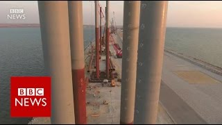 Russias billiondollar bridge to Crimea  BBC News [upl. by Pulchia]