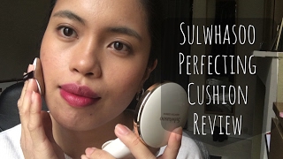 Sulwhasoo Perfecting Cushion No 25 Deep Beige Review [upl. by Anifur]