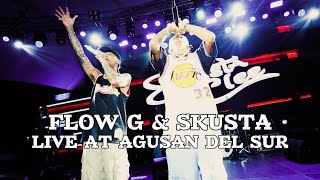 FLOW G AT SKUSTA CLEE LIVE PERFORMANCE SA AGUSAN DEL SUR  SOBRANG SOLID KAGABI flowg skustaclee [upl. by Sherill]