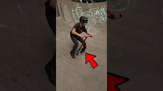 i ruined his life😭 scooter skatepark skate bike funny fail comedy [upl. by Gujral]