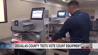 Douglas County tests vote count equipment [upl. by O'Donnell]