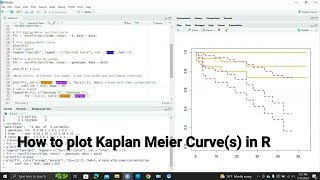 How to Plot the Kaplan Meier Curve or Curves in R [upl. by Katuscha156]