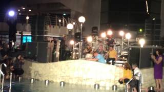 Gaelic Storm quotGo MentalquotPool Jump on Celtic Thunder Cruise 2014 MSC Divina [upl. by Ardis]