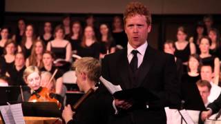 Handels Messiah  Recitative No 2 Comfort Ye  Ross Hauck [upl. by Sherlocke508]