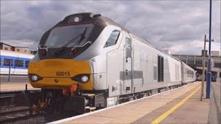 Chiltern Railways Class 68015 roars out of Banbury HD [upl. by Semreh]