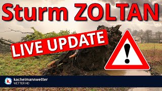 LiveUpdate zu Sturm ZOLTAN [upl. by Atinauq]