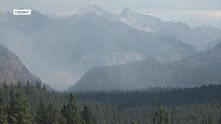 Sawtooth Lodge misses out on peak tourism season because of the Wapiti Fire [upl. by Ehtyaf186]