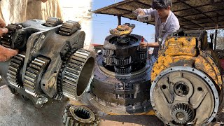 Repairing Process of Caterpillar Transmission  Restoration of Caterpillar Transmission Transmisson [upl. by Ingles]