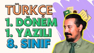 8 Sınıf Türkçe 1 Dönem 1 Yazılı 20242025  MEB Örnek Sorular  Açık Uçlu Soru [upl. by Anjanette]