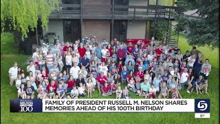 On his 100th birthday President Russell M Nelsons family cherishes their memories with him [upl. by Dlopoel]