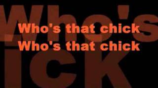 Rihanna  Whos that chick Lyrics [upl. by Dhiren456]