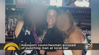 Glassport councilwoman accused of punching man at bar [upl. by Erskine274]