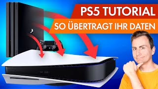 So übertragt ihr eure Daten von PS4 auf PS5 ► Transfer leicht gemacht Erste Schritte Tutorial [upl. by Toomay259]