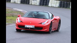 Everyman DrivingRacing 4 laps in a Ferrari 458 at Prestwold in February 2024 [upl. by Leach886]