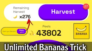 Banana Airdrop Banana Trick  Banana Airdrop Harvest Details  Banana Airdrop Withdrawal [upl. by Layol]