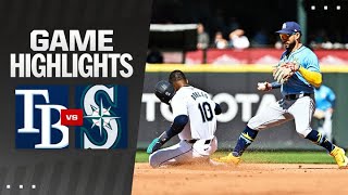 Rays vs Mariners Game Highlights 82824  MLB Highlights [upl. by Schiff]