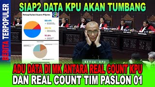 SIAP2 DATA KPU TUMBANG ADU DATA DI MK ANTARA REAL COUNT KPU DAN REAL COUNT TIM PASLON 01 SIP [upl. by Fita]