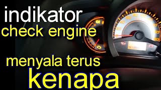 penyebab indikator mesin check engine menyala  mobil honda brio [upl. by Chas]