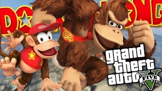 GTA 5 Mods  THE ULTIMATE DONKEY KONG MOD GTA 5 PC Mods Gameplay [upl. by Ramso304]