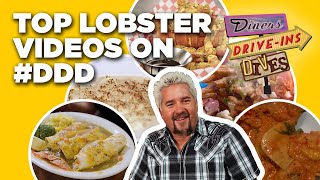 Top 5 Craziest DDD Lobster Videos with Guy Fieri  Diners DriveIns and Dives  Food Network [upl. by Beard]